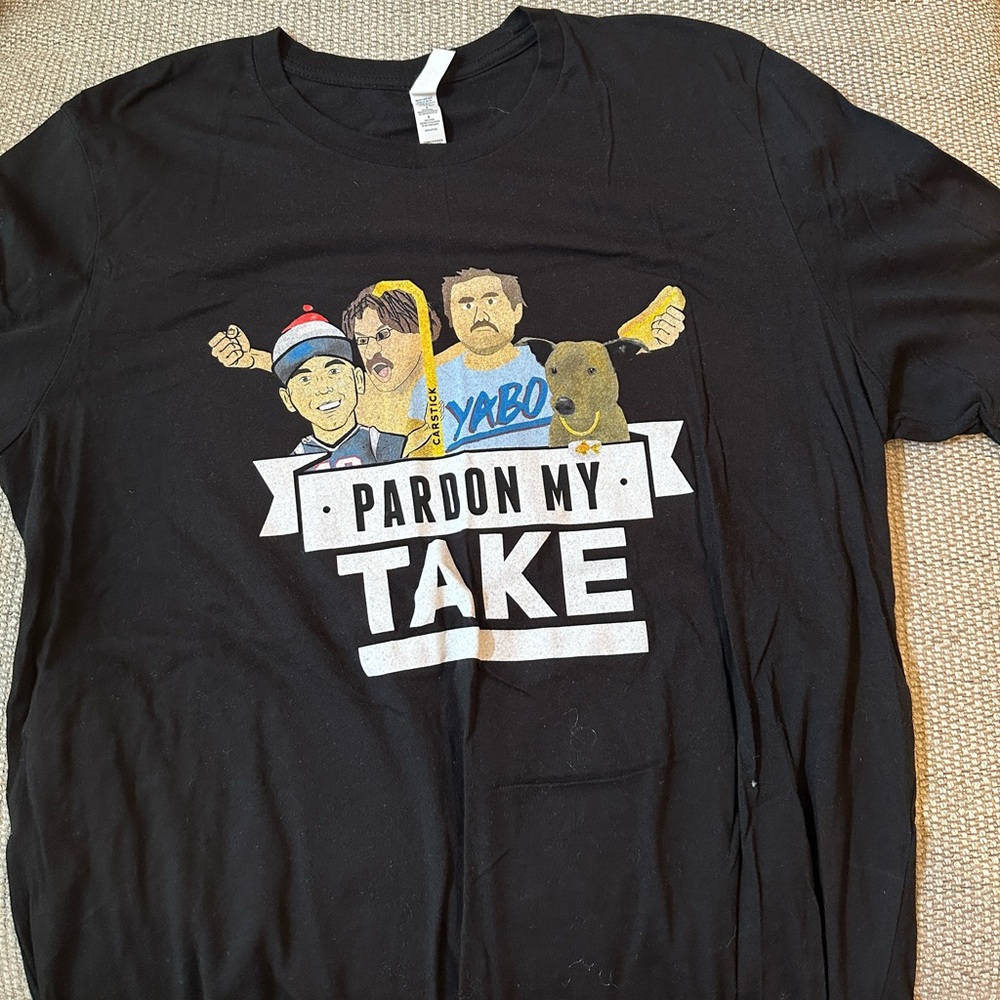 Barstool Sports x Pardon My Take Tshirt Size Large